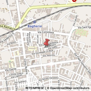 Mappa Via Abba Cesare, 59, 90011 Bagheria, Palermo (Sicilia)