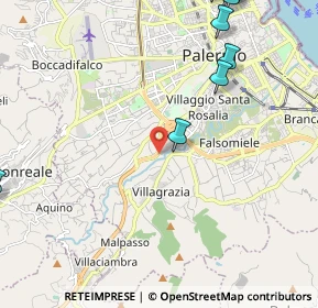 Mappa Via Vittorio Bachelet, 90129 Palermo PA, Italia (3.97438)