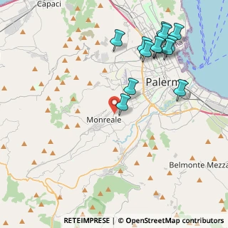 Mappa Circonvallazione Di Monreale, 90046 Monreale PA, Italia (5.25615)
