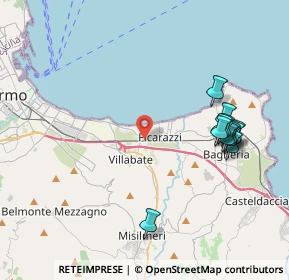 Mappa Via Merce, 90010 Ficarazzi PA, Italia (4.83667)