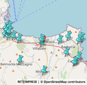 Mappa Via Merce, 90010 Ficarazzi PA, Italia (6.1195)