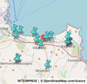 Mappa Via Merce, 90010 Ficarazzi PA, Italia (4.20133)