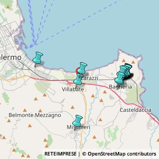 Mappa Via Merce, 90010 Ficarazzi PA, Italia (4.71235)