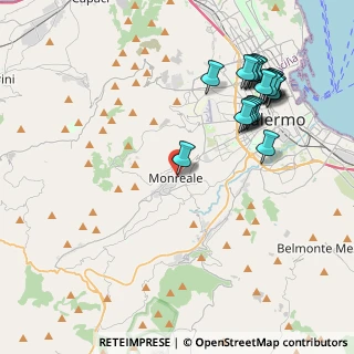 Mappa Via d'Acquisto, 90046 Monreale PA, Italia (5.2265)