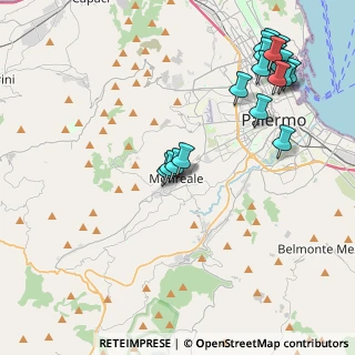 Mappa Via Termini, 90046 Monreale PA, Italia (5.44556)