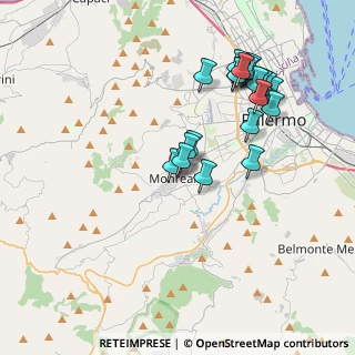 Mappa Via d'Acquisto, 90046 Monreale PA, Italia (4.252)