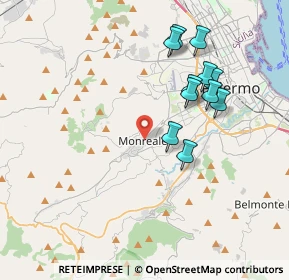 Mappa Via Termini, 90046 Monreale PA, Italia (4.02727)