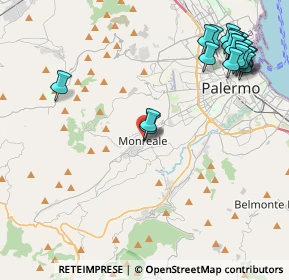 Mappa Via Termini, 90046 Monreale PA, Italia (5.9415)