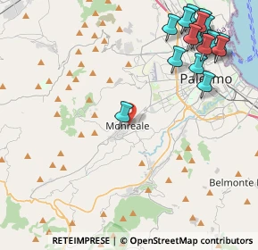 Mappa Via Termini, 90046 Monreale PA, Italia (6.16188)