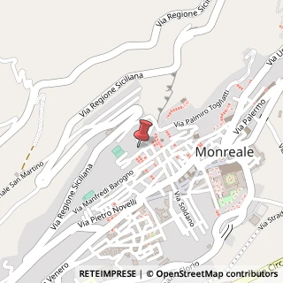 Mappa Via Vicinale San Martino, 13, 90046 Monreale, Palermo (Sicilia)