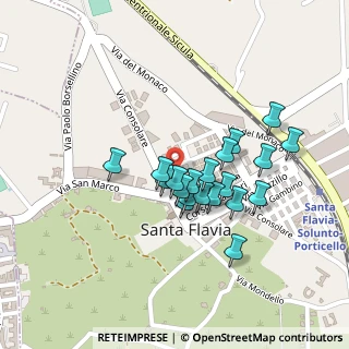 Mappa Via Restivo Maestra, 90017 Santa Flavia PA, Italia (0.2)