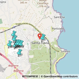 Mappa Via Restivo Maestra, 90017 Santa Flavia PA, Italia (1.46273)