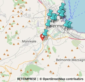 Mappa Via Olio di Lino, 90126 Palermo PA, Italia (4.72182)