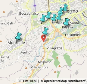 Mappa Via Olio di Lino, 90126 Palermo PA, Italia (2.33455)