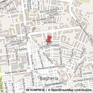 Mappa via nicolo derelitto 41 -, 43, 90011 Bagheria, Palermo (Sicilia)
