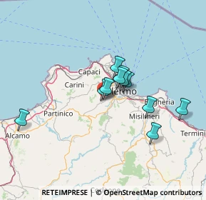 Mappa Salita Gentile, 90046 Monreale PA, Italia (11.80455)