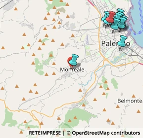 Mappa Via Giuseppe Mazzini, 90046 Monreale PA, Italia (6.49846)