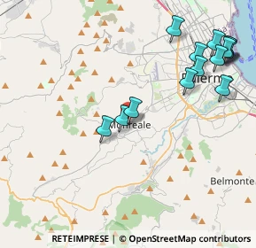 Mappa Salita Gentile, 90046 Monreale PA, Italia (5.36714)