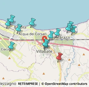 Mappa A19 Palermo - Catania, 90039 Villabate PA, Italia (2.24)