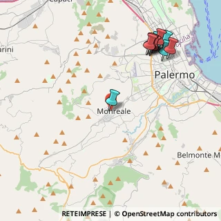 Mappa Salita delle Croci, 90046 Monreale PA, Italia (5.58182)