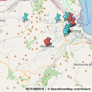Mappa Salita delle Croci, 90046 Monreale PA, Italia (5.28111)