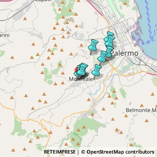 Mappa Salita delle Croci, 90046 Monreale PA, Italia (2.44818)