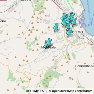 Mappa Salita delle Croci, 90046 Monreale PA, Italia (4.60143)