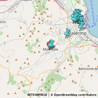 Mappa Salita delle Croci, 90046 Monreale PA, Italia (6.224)