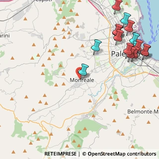 Mappa Salita delle Croci, 90046 Monreale PA, Italia (6.5)