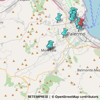 Mappa Via Tre Canali, 90046 Monreale PA, Italia (5.50769)