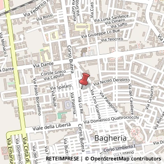 Mappa Via Castrogiovanni, 38, 90011 Bagheria, Palermo (Sicilia)