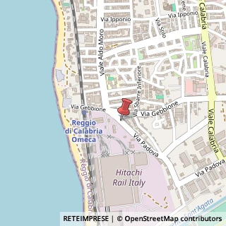 Mappa Via padova 31, 89129 Reggio di Calabria, Reggio di Calabria (Calabria)
