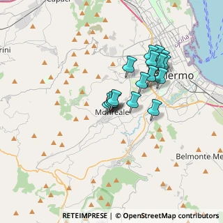 Mappa Piazza Vittorio Emanuele, 90046 Monreale PA, Italia (3.20647)