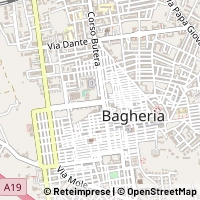 地図 Bagheria