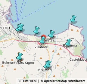 Mappa Via Beppe Montana, 90039 Villabate PA, Italia (4.35917)