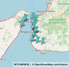 Mappa Via Trappeto, 89100 Reggio di Calabria RC, Italia (10.19583)