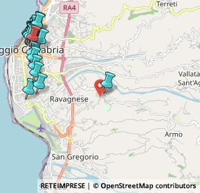 Mappa Via Trappeto, 89100 Reggio di Calabria RC, Italia (3.4685)