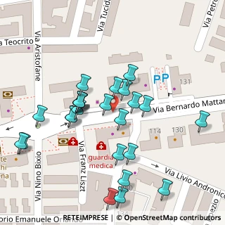 Mappa Via Mattarella Bernardo, 90011 Bagheria PA, Italia (0.052)