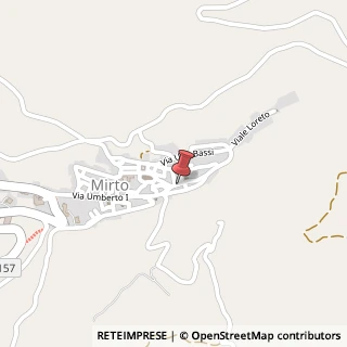 Mappa Piazza Vittorio Emanuele, 20, 98070 Mirto, Messina (Sicilia)