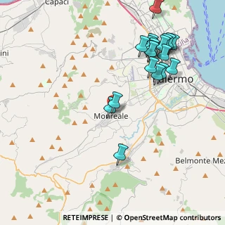 Mappa Piazza Villa Vittorio Veneto, 90046 Monreale PA, Italia (4.91684)