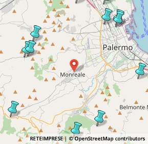 Mappa Salita S. Gaetano, 90046 Monreale PA, Italia (7.22333)