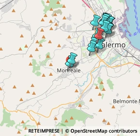 Mappa Salita S. Gaetano, 90046 Monreale PA, Italia (4.78889)