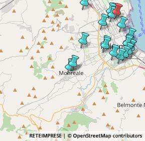 Mappa Salita S. Gaetano, 90046 Monreale PA, Italia (5.7065)