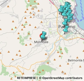 Mappa Salita S. Gaetano, 90046 Monreale PA, Italia (5.77)