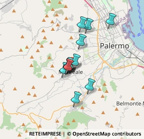 Mappa Salita S. Gaetano, 90046 Monreale PA, Italia (2.50538)