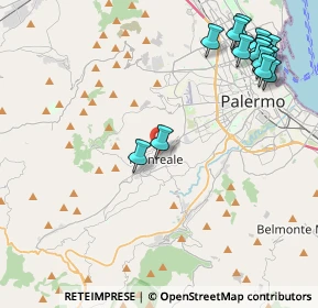 Mappa Salita S. Gaetano, 90046 Monreale PA, Italia (6.05875)