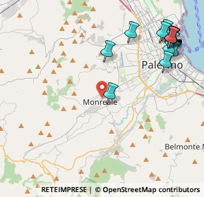 Mappa Salita S. Gaetano, 90046 Monreale PA, Italia (6.281)