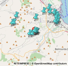 Mappa Salita S. Gaetano, 90046 Monreale PA, Italia (4.358)