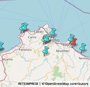 Mappa Salita S. Gaetano, 90046 Monreale PA, Italia (20.82333)