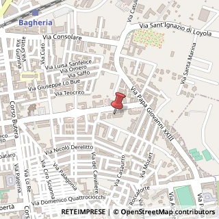 Mappa Via Bernardo Mattarella, 138, 90011 Bagheria, Palermo (Sicilia)